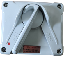 Mini Isolating Switch 2 Pole 35amp IP66 - HIGHLINE SISM235