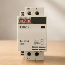 2 Pole 40amp Modular Contactor 240v Coil - 2x Normally CLOSED