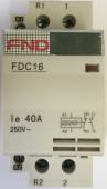 2 Pole 40amp Modular Contactor 240v Coil  - 2x Normally CLOSED