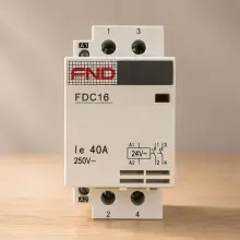 2 Pole 40amp Modular Contactor 24v Coil - 2 x Normally Open