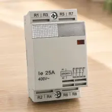 4 Pole 25amp Modular Contactor 240v Coil - 4x Normally CLOSED - SMC425-4