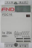 4 Pole 25amp Modular Contactor 240v Coil  - 4x Normally Open