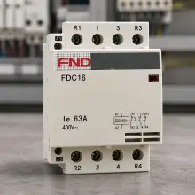 4 Pole 63amp Modular Contactor 240v Coil - 2x Normally Open &amp; 2x Normally Closed