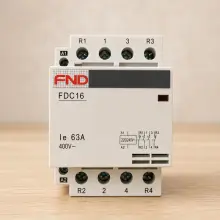 4 Pole 63amp Modular Contactor 24V Coil - 3x Normally Open &amp; 1x Normally Closed - SMC463-5