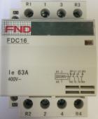 4 Pole 63amp Modular Contactor 240v Coil - 1x Normally Open &amp; 3x Normally Closed