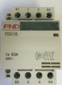 4 Pole 63amp Modular Contactor 24v Coil - 2x Normally Open &amp; 2x Normally Closed