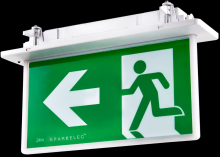 HIGHLINE RECESSED MOUNT SLIMLINE LED Exit Sign Gen2 LiFEPO4 Lithium Battery - SP2002WH