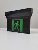 HIGHLINE SLIMLINE Universal Wall &amp; Ceiling Mount LED Exit Sign - SP2003BK