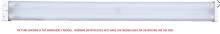 4 FOOT LED DIFFUSED BATTEN 2 x 18w LED TUBES WITH MICROWAVE SENSOR - SP220PS/SEN