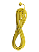 3 Metre Male to Female Moulded 2.5mm² Leads, Yellow For Highline 24v Battens - SP24V-MF-3M