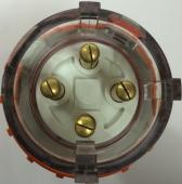 Highline 4 Pin 50amp ROUND Straight Plug IP66 - Three Phase - Impact and Chemical Resistant