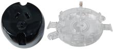 Single Plug Base 10amp - BLACK - HIGHLINE SPB1-BLACK