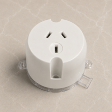 Single Plug Base 10amp - White (GENERATION 5 MODEL) - HIGHLINE SPB1