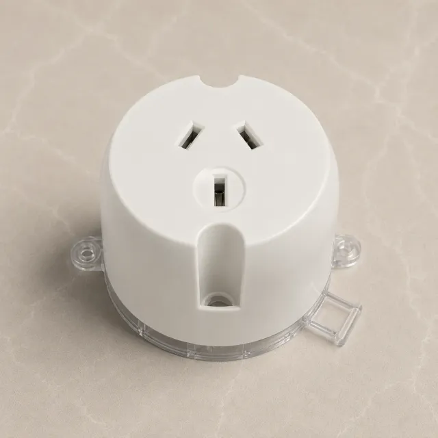 Single Plug Base 10amp - White (GENERATION 5 MODEL) - HIGHLINE SPB1