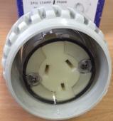 Highline 3 Pin 10amp Female Extension Socket IP66 - Single Phase - Impact And Chemical Resistant