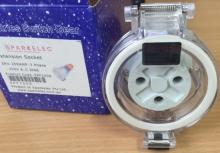 Highline 3 Pin 20amp ROUND Female Extension Socket IP66 - Single Phase - Impact And Chemical Resistant