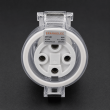 Highline 4 Pin 40amp Female Extension Socket IP66 - Three Phase - Impact And Chemical Resistant