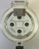 Highline 4 Pin 50amp Female Extension Socket IP66 - Three Phase - Impact And Chemical Resistant