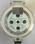 Highline 5 Pin 50amp Female Extension Socket IP66 - Three Phase - Impact And Chemical Resistant