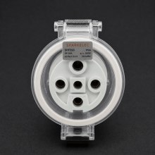 Highline 5 Pin 50amp Female Extension Socket IP66 - Three Phase - Impact And Chemical Resistant