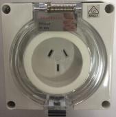 Highline 3 Pin 10amp Female Socket Outlet IP66 - Single Phase - Impact And Chemical Resistant
