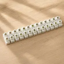 12 Pole, 14mm 20amp Terminal Block Strip - Highline STB1