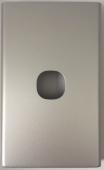 1 Gang Matt Silver Cover For Classic Switch OR Plate - SWS1V/SC