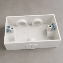 34mm Enclosed Mounting Block White