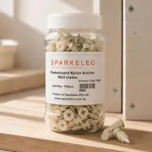 Plasterboard Nylon Anchors x100 in a JAR - HIGHLINE WM2